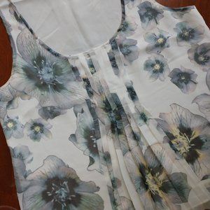 DKNY Jeans floral sleeveless top M